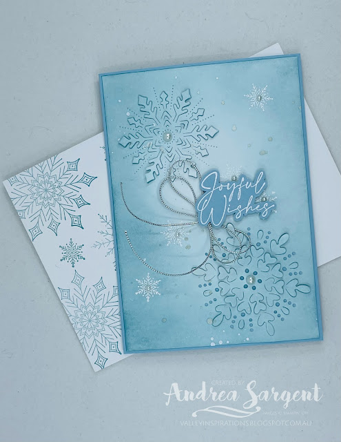 Flurry of joyful snowflakes are a brilliant way to send Christmas wishes.