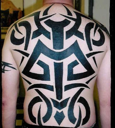 tribal tattoo cool tribal back piece