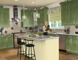 Kitchens Design, Green Kitchen, Kitchen cabinet, Kitchen wall, Kitchen Light