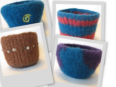 2007 Felted Bowls
