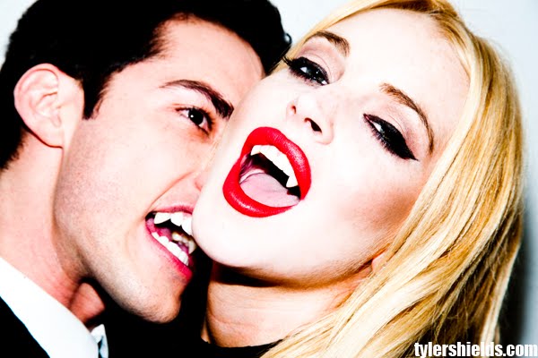 lindsay lohan vampire pics. Lindsay Lohan recently modeled