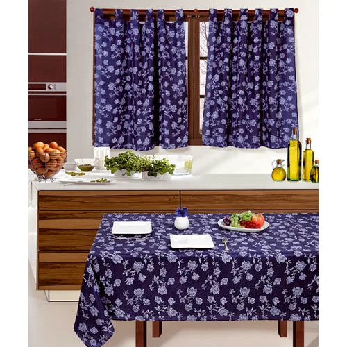 cortinas estampadas para cocinas