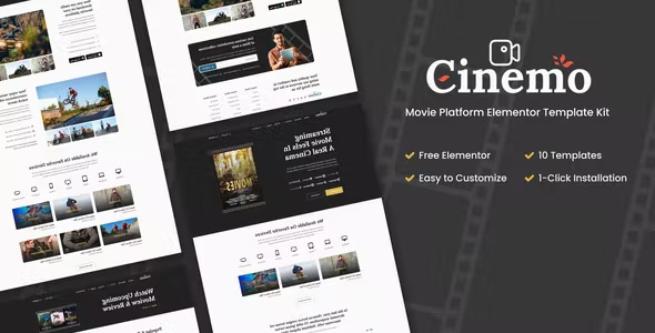 Best Movie Streaming Elementor Template Kits