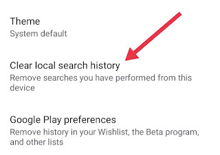 Play Store Se Search History Kaise Delete Kare