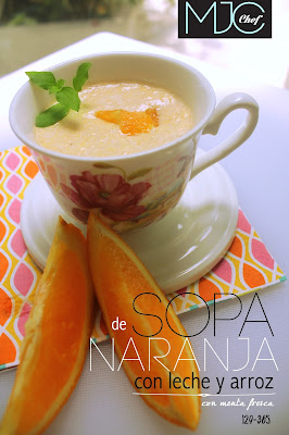 Sopa de naranja y zanahoria