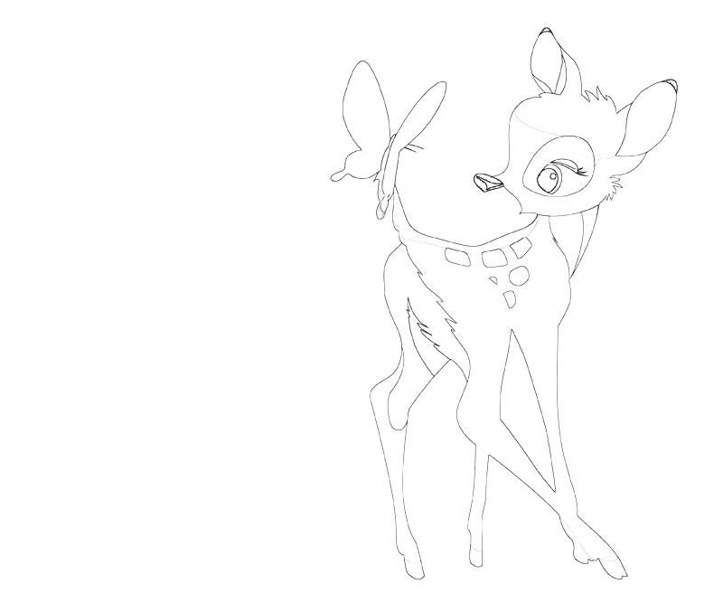 printable-bambi-cute-coloring-pages