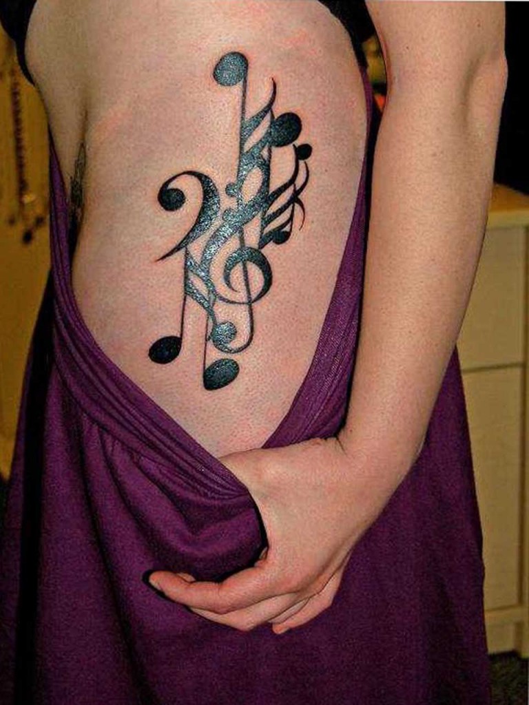tattoo designs stars and music notes Brainsy Heart: Music Tattoo Design