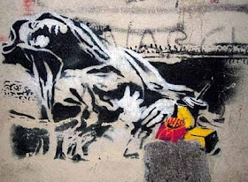 Banksy Graffiti Art Galleries Say no to Drugs