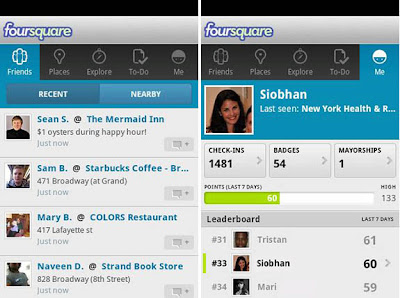 Foursquare For Android Gets Update