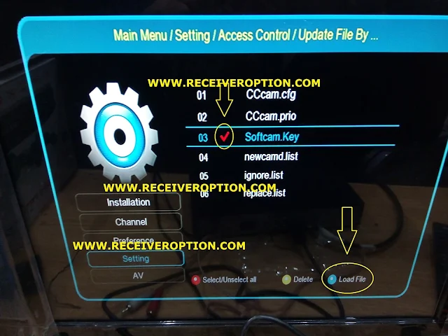 ACCESS CONTROL 2778 TYPE OLD HD RECEIVER 4MB AUTO ROLL POWERVU KEY NEW SOFTWARE