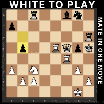 Chess Puzzle: White to Play and Checkmate in 1 Move