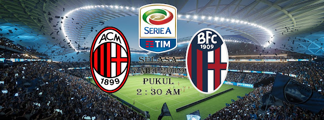 Prediksi Pertandingan Bola AC Milan vs Bologna 7 Mei 2019