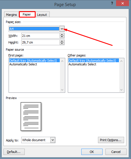 Cara Mengganti Jenis/Ukuran Kertas di MS. Word  Espada Blog