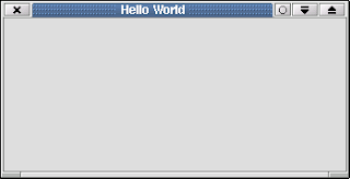 Hello World using wxPython