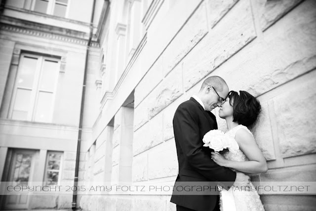 photo of bride and groom