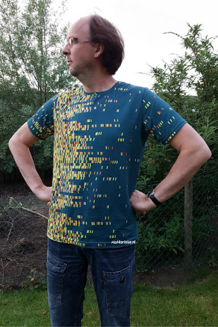 Billie Zonen09 - digitale blokjes shirt