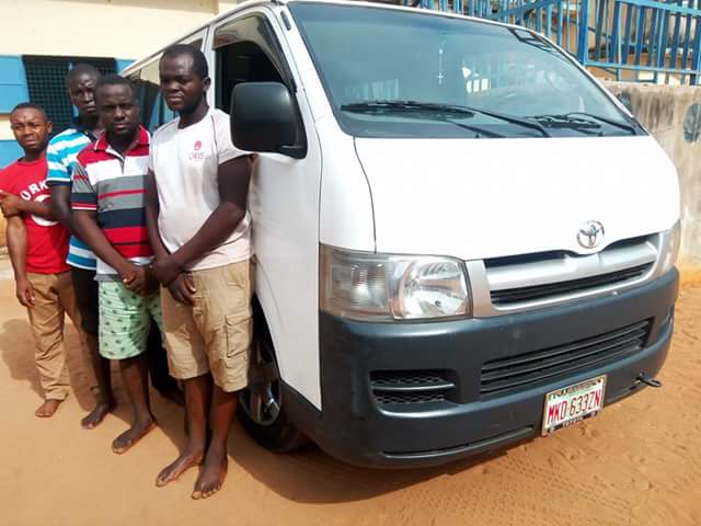 Photos: Company drivers report vehicle stolen in Benue State after conspiring to stage robbery incident so they could sell it