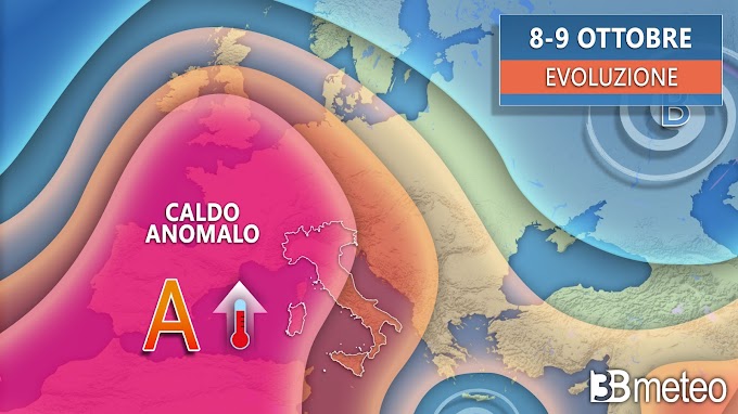 3BMeteo: ‘In arrivo una nuova onda di calore anomala, nel weekend picchi di oltre 30°C'