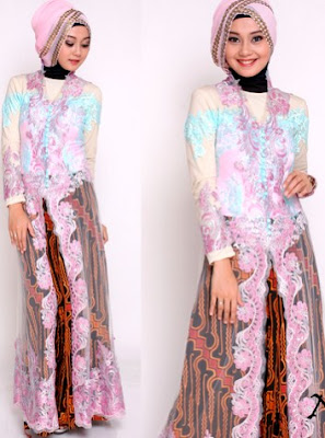 Model baju kebaya muslim modern pesta terbaru