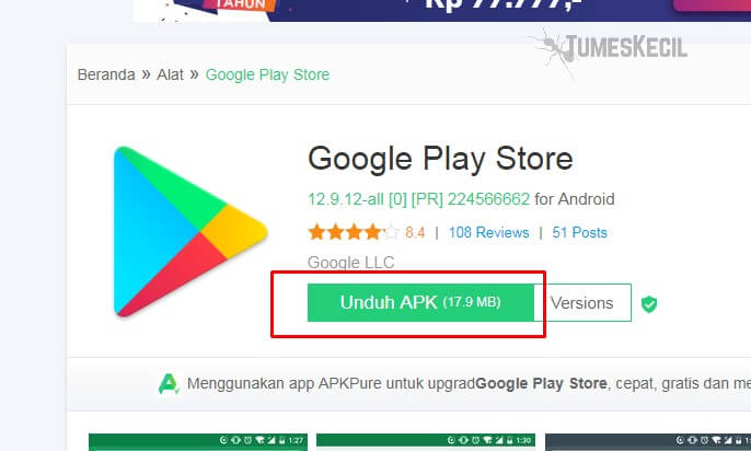 Cara Instal Play Store yang Hilang / Terhapus TumesKecil