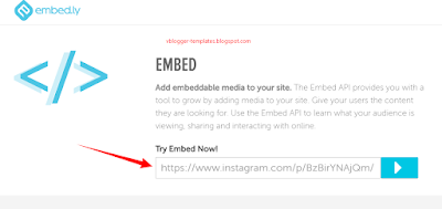 How to Embed Instagram Videos in Blogger Post?