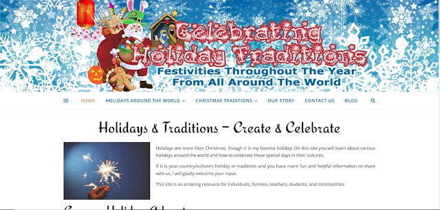 Celebrating Holiday Traditions Website Design by Julianne of Bratiful Creative Solutions