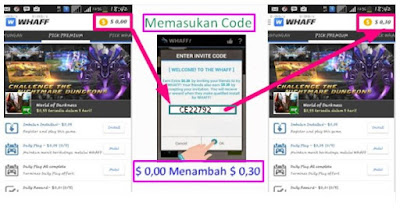 Untuk dapatkan dollar gunakan whaff rewards code | kode whaff