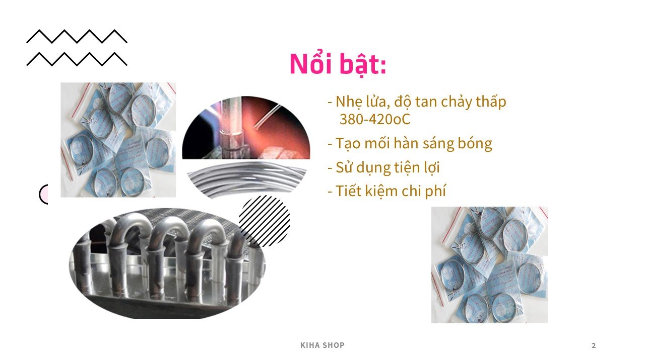 QUE HÀN NHÔM LÕI THUỐC NHẸ LỬA, KHÒ GAS, HÀN KÉT NƯỚC, ĐIỆN LẠNH