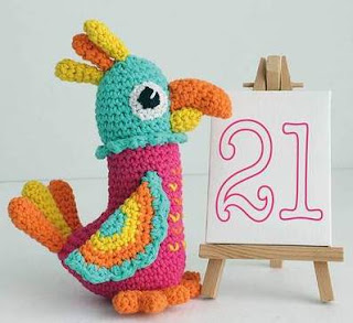 PATRON GRATIS LORO AMIGURUMI 57276