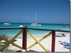 Prickly Pear Bar view of the lagoon