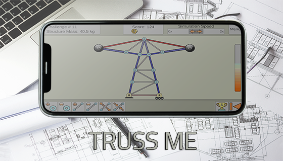 أفضل لعبه مجانيه علي الهاتف للمهندسين Truss Me