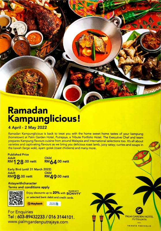 Ramadan Kampunglicious is Back at Palm Garden Hotel [Ramadhan Buffet 2022]