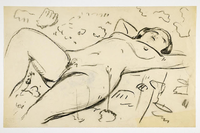 «Reclining woman in the grass», Edvard Munch