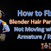 How to Fix Blender Hair Particle not Moving with Armature / Rig