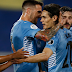 Uruguay 1-0 Paraguay: Early Cavani strike sets up La Celeste date with Colombia