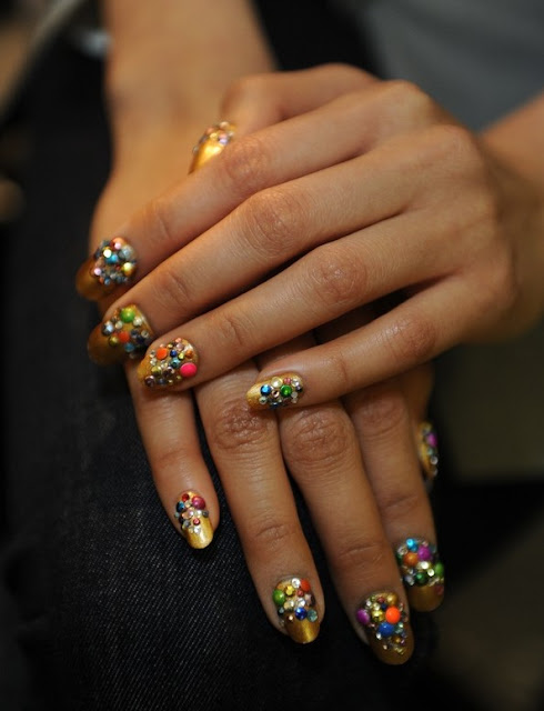 libertine fall 2013 manicure, spring 2013 manicure trends, nails