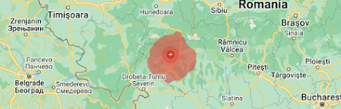 Earthquake of magnitude 5.7 hits Romania, local time 15:16, many aftershocks 3.9 and 4.2