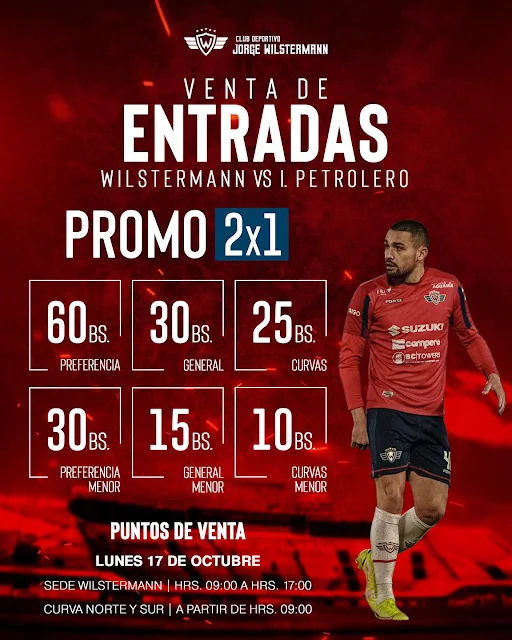 Venta de Entradas Wilstermann vs Independiente