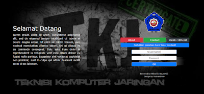 Template login mikrotik sasmita jaya 2 pamulang 
