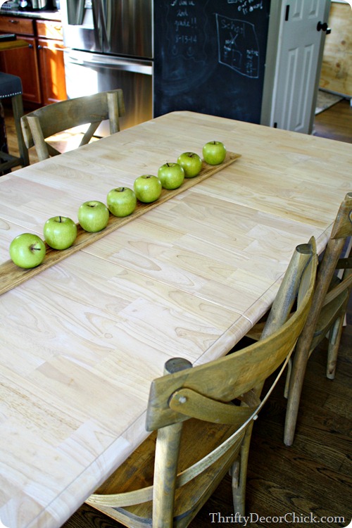 rubberwood table