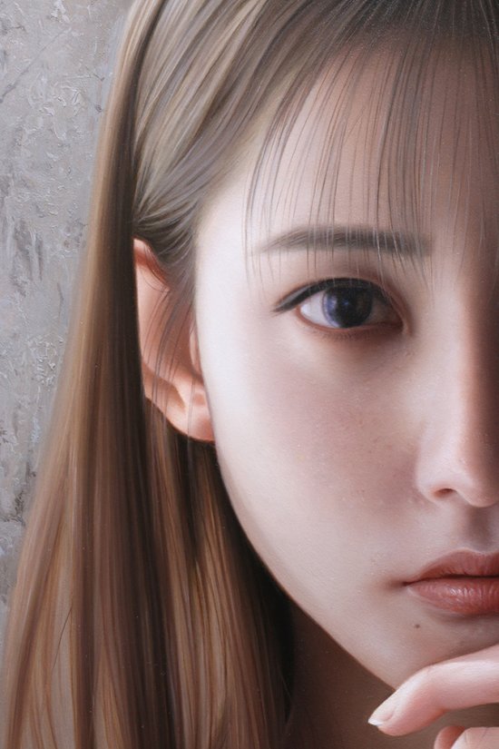 Yasutomo Oka arte pinturas óleo hiper-realistas mulheres japonesas asiáticas beleza charme