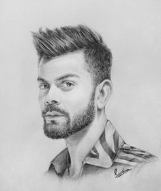 Virat kohli pencil sketch