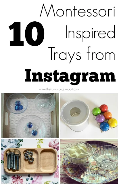 10 Montessori inspired trays from Instagram