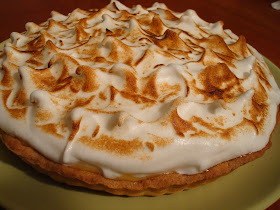 tarta de limón y merengue italiano