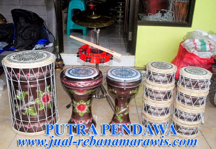 1setalat Musik Marawis Lengkap Motif Batik