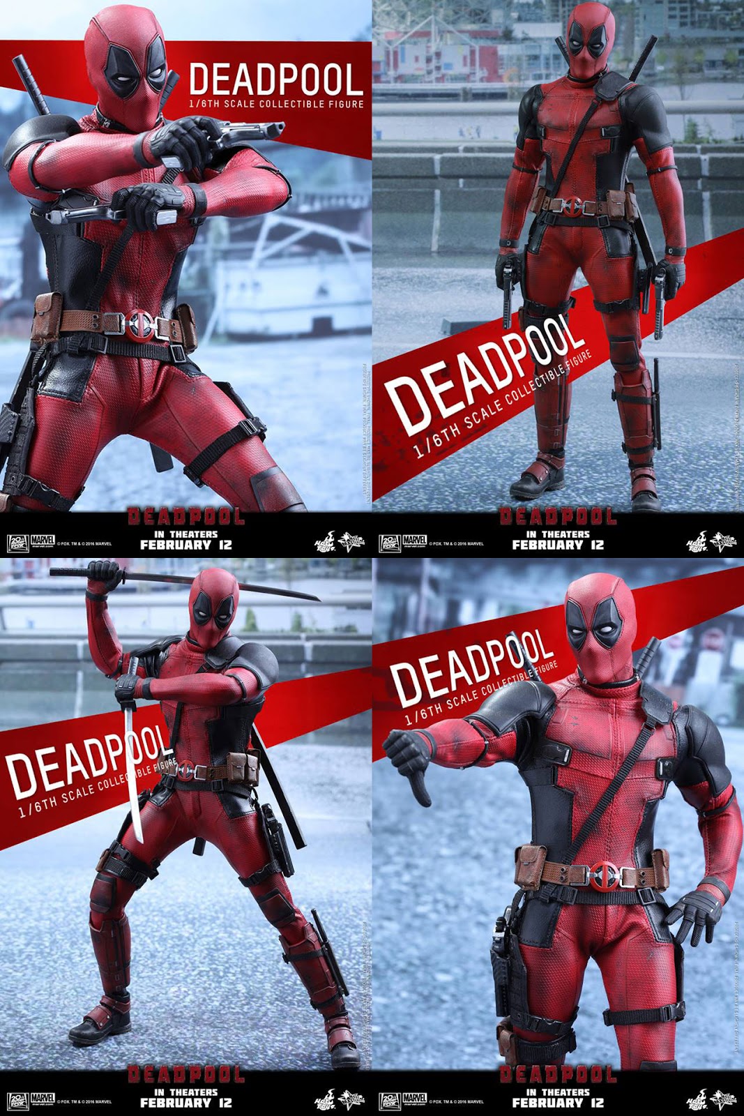 Merc With A Mouth In 1 6 Deadpool By Hot Toys