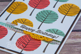 Birthday card featuring Totally Trees from Stampin' Up! UK Buy Stampin' Up! UK here