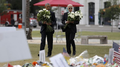 Obama Mengunjungi Korban Penembakan Orlando