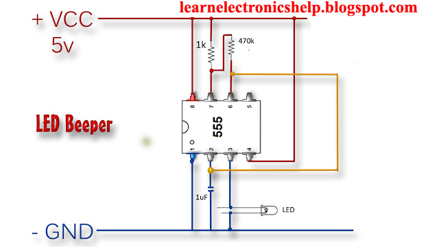 how to make led lights blink 