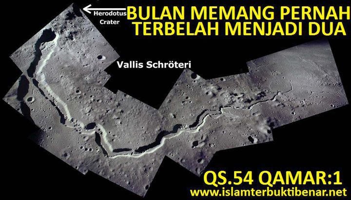 MESTI BACA !! NASA Bukti Bahawa Bulan Pernah Terbelah Dua 